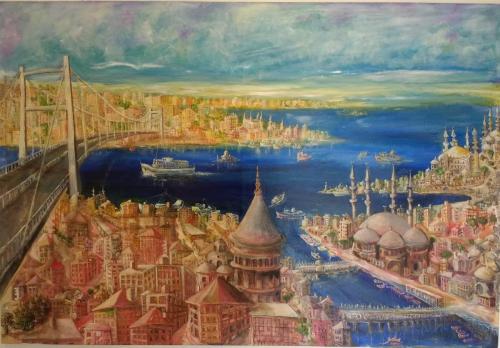 1-Istanbul, Oil on canvas, 140x95cm, 2011