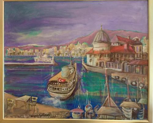 İzmir, Oil on canvas, 85x70cm, 2015         