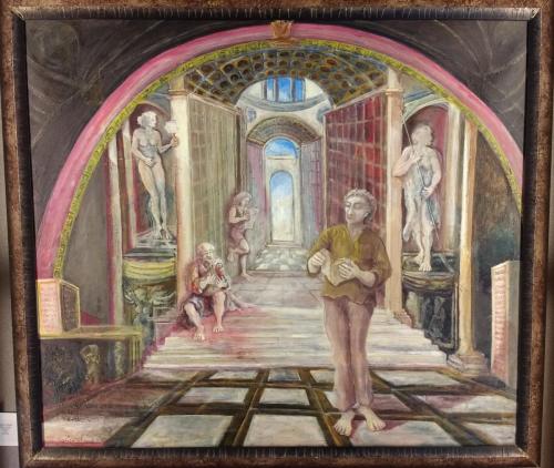 22-	Rafaello’s Wealth, Oil on canvas, 103x90cm, 2008