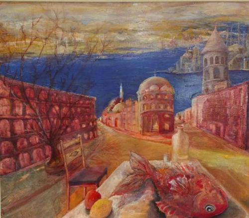 İstanbul-3, Oil on canvas, 80x70cm, 2004         