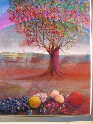127-Ziya-Gurel-CENNET-AGACI-A-tree-from-Eden-2002-0il-on-canvas-50x70cm.